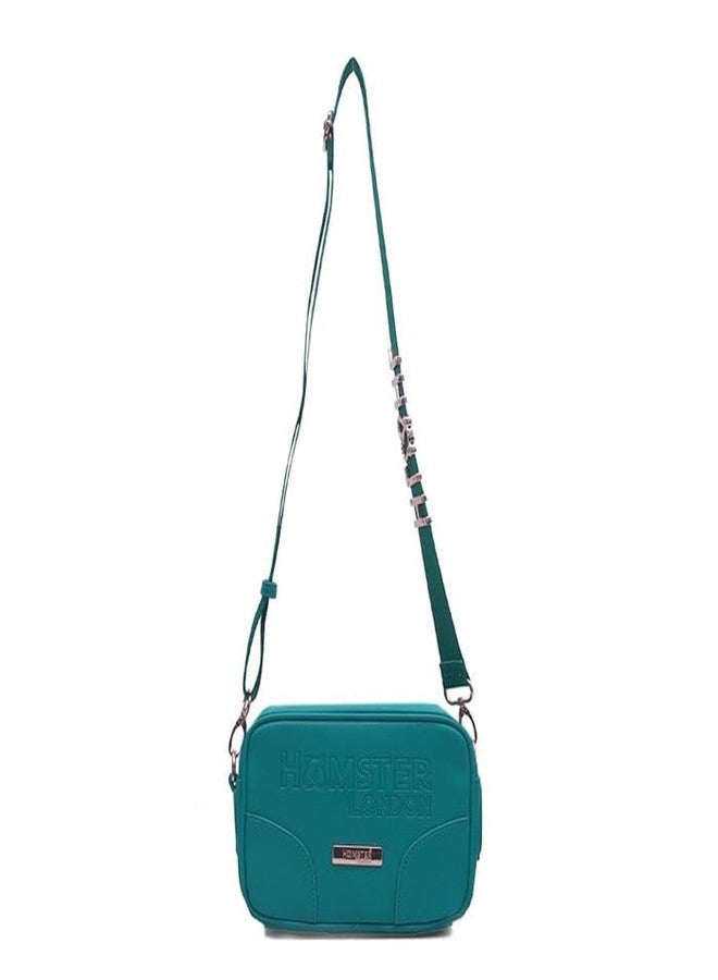 HAMSTER London Melissa Nova Women's Cross Body Sling Bag - Stylish, Lightweight & Versatile Purse for Girls (Blue) - Image 5